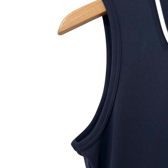 Uniqlo AIRism Soft Polo Dress sleeveless M navy shorts golf pickleball NWT - Picture 5 of 10